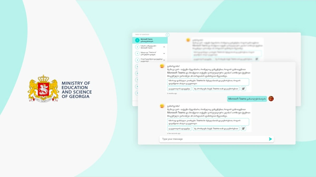 Georgia’s Ministry of Education launches Assistant Chatbot for Teachers with Abilitics